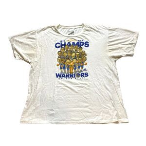 Golden State Warriors Shirt Adult 2X Adidas 2017 World Champs NBA Basketball Men